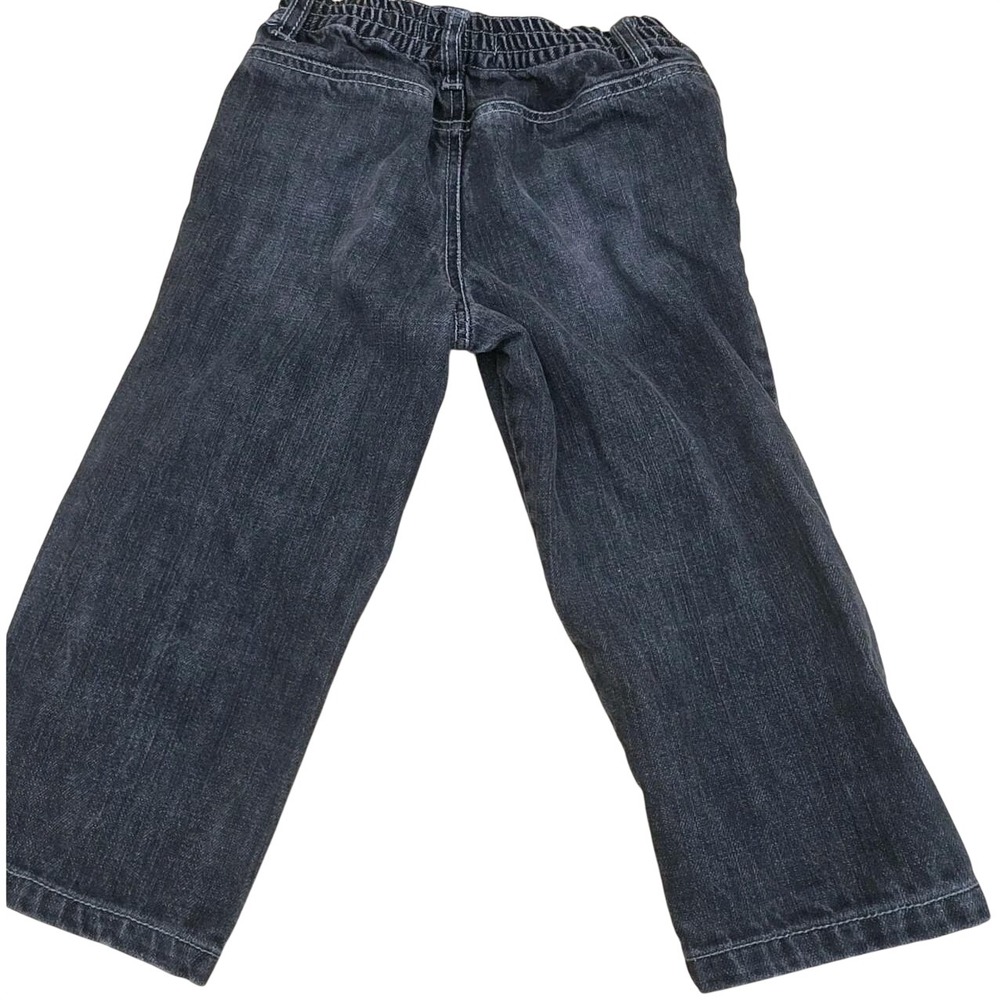 Guess Jeans Toddler Boys Girls 24M‎ Black Denim Elastic Waist Pants Vintage 90's - Picture 4 of 5